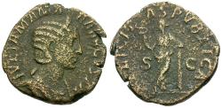 Ancient Coins - Julia Mamaea (AD 222-235) Æ Sestertius / Felicitas