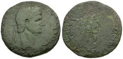 Ancient Coins - Claudius (AD 41-54) Æ Sestertius / Spes