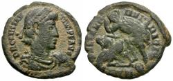 Ancient Coins - Constantius II (AD 337-361) Æ4 / Fallen Horseman