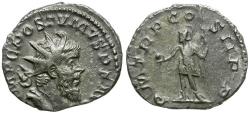 Ancient Coins - Postumus (AD 260-269) AR Antoninianus / Emperor