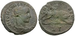 Ancient Coins - Severus Alexander (AD 222-235). Thrace. Deultum Æ23 / She-wolf
