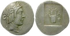 Ancient Coins - Lycian League. Masikytes AR Hemidrachm / Lyre