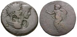 Ancient Coins - Septimius Severus (AD 193-211) with Julia Domna. Seleucis and Pieria. Laodicea ad Mare Æ31 / Marsyas