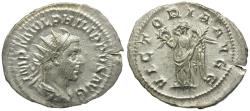 Ancient Coins - Philip I (AD 244-249). AR Antoninianus / Victory