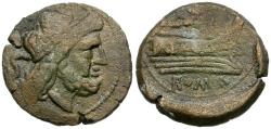 Ancient Coins - after 211 BC - Roman Republic. Anonymous Æ Semis