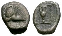 Ancient Coins - Ionia. Uncertain mint AR Hemiobol / Amphora