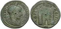 Ancient Coins - Gordian III (AD 238-244). Thrace. Hadrianopolis Æ28 / City Gate