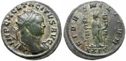 Ancient Coins - Tacitus (AD 275-276) Silvered Æ Antoninianus / Fides