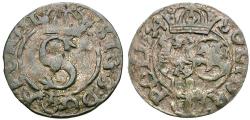 World Coins - Poland & Lithuania. Sigismund III Vasa (1587-1632) AR Szeląg