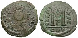 Ancient Coins - *Sear 163* Byzantine Empire. Justinian I (AD 527-565) Æ Follis
