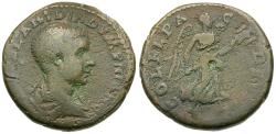 Ancient Coins - Diadumenian, Caesar (AD 217-218). Thrace. Deultum Ӕ23 / Victory