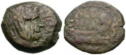 Ancient Coins - Spain. Iberia. Carteia Æ Semis
