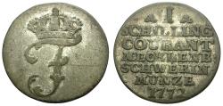 World Coins - German States. Mecklenburg-Schwerin. Friedrich I AR Schilling