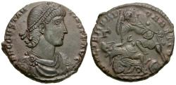 Ancient Coins - Constantius II (AD 337-361) Æ Centenionalis / Fallen Horseman