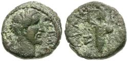 Ancient Coins - Antoninus Pius (AD 138-161). Judaea. Ascalon Æ15 / Phanebal