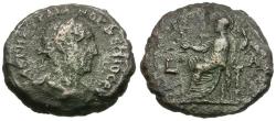 Ancient Coins - Trajan Decius (AD 249-251). Egypt. Alexandria Æ Tetradrachm / Athena