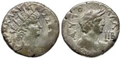 Ancient Coins - Nero (AD 54-68). Egypt. Alexandria Billon Tetradrachm / Alexandria