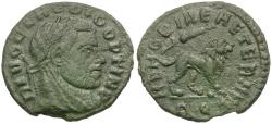 Ancient Coins - Divo Claudius II Gothicus (died AD 270) Æ4 / Lion