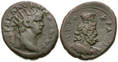 Ancient Coins - Nero (AD 54-68). Egypt. Alexandria Æ Tetradrachm / Serapis