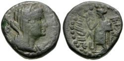 Ancient Coins - Phoenicia. Marathos. Berenike II Æ19 / Marathos
