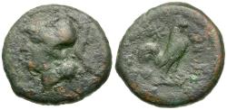 Ancient Coins - Campania. Suessa Aurunca Æ18 / Rooster