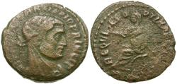 Ancient Coins - Divus Constantius I (died AD 306) Æ3 / PIO PRINCIPI
