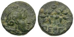 Ancient Coins - Mysia. Pergamon. Civic Issue Æ10 / Two Stars