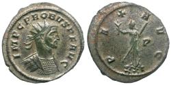 Ancient Coins - Probus (AD 276-282) Silvered Æ Antoninianus / Pax