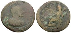 Ancient Coins - Hadrian (AD 117-138). Arabia. Decapolis. Petra Æ29 / Tyche