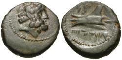Ancient Coins - Phoenicia. Arados Æ16 / Prow