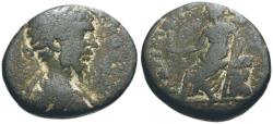 Ancient Coins - Septimius Severus (AD 193-211). Arabia. Petra Æ22 / Tyche