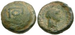 Ancient Coins - Pamphylia. Aspendos Æ12 / Athena
