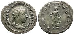 Ancient Coins - Gordian III (AD 238-244) AR Antoninianus / Hercules