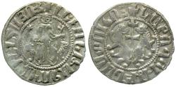 World Coins - Kings of Cilician Armenia. Levon I (AD 1198-1219) AR Tram