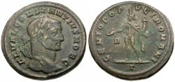 Ancient Coins - Constantius I, as Caesar (AD 293-305) Æ Follis / Genius