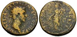 Ancient Coins - Nerva (AD 96-98) Æ Dupondius / Fortuna