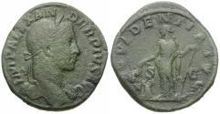 Ancient Coins - Severus Alexander (AD 222-235) Æ Sestertius / Providentia