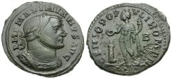 Ancient Coins - Maximian (AD 286-305) Æ Follis / Genius