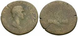 Ancient Coins - Nerva (AD 96-98) Æ As / Clasped Hands