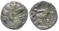 Ancient Coins - Arabia. Eastern. Seleukid portrait series. Imitating Antiochos III (222-187 BC) and Alexander III the Great (336-323 BC) AR Obol