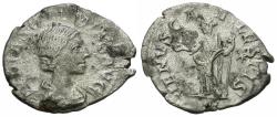 Ancient Coins - Julia Soaemias (AD 218-222) AR Denarius / Venus