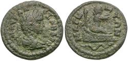 Ancient Coins - Severus Alexander (AD 222-235). Ionia. Magnesia ad Maeandrum Æ18 / Infant Dionysos
