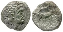 Ancient Coins - Seleukid Kings. Seleukos I Nikator (312-281 BC) AR Obol / Elephant Quadriga