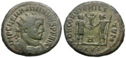 Ancient Coins - Maximian (AD 286-305) Æ Antoninianus / Emperor and Jupiter