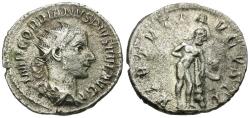 Ancient Coins - Gordian III (AD 238-244) AR Antoninianus / Hercules