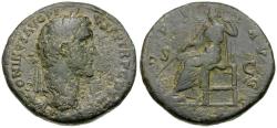 Ancient Coins - Antoninus Pius (AD 138-161) Æ Sestertius / Ops
