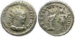Ancient Coins - Valerian I (AD 253-260) AR Antoninianus / Emperor and Orient