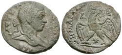 Ancient Coins - Elagabalus (AD 218-222). Seleucis and Pieria. Antioch BI Tetradrachm