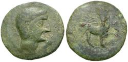 Ancient Coins - Spain. Iberia. Castulo Æ30 / Sphinx