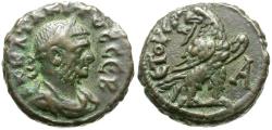 Ancient Coins - Tacitus (AD 275-276). Egypt. Alexandria Æ Tetradrachm / Eagle